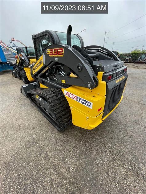 used new holland c332 skid steer